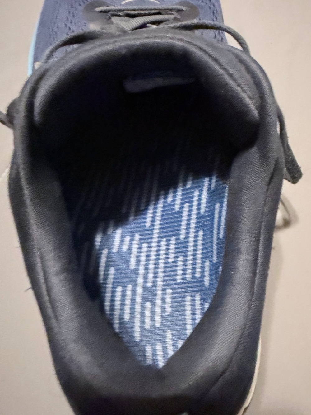Hoka Navy and Teal Lace-Up Running Shoe - Picture 12 of 16